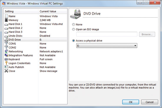 There are also several options when installing your virtual machine guest OS