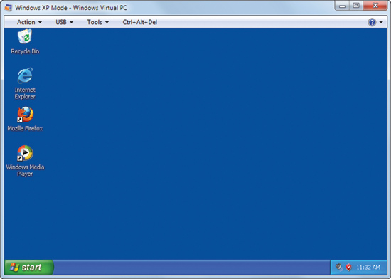 Installing Windows XP mode with Virtual PC lets you run older Windows XP applications