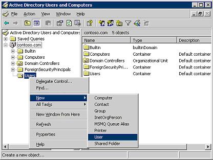 Active Directory Users and Computers
