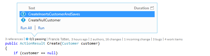 CodeLensTestsNotYetRun CodeLens - View unit tests not run yet