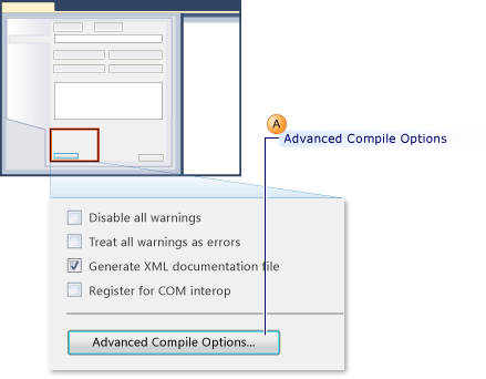 HowToConfigureUnitTest35FrameworkA Advanced Compile Options