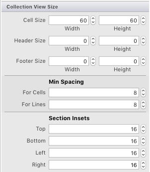 設定集合檢視大小