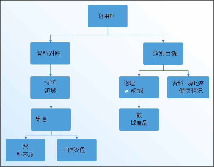 資料控管權限階層。
