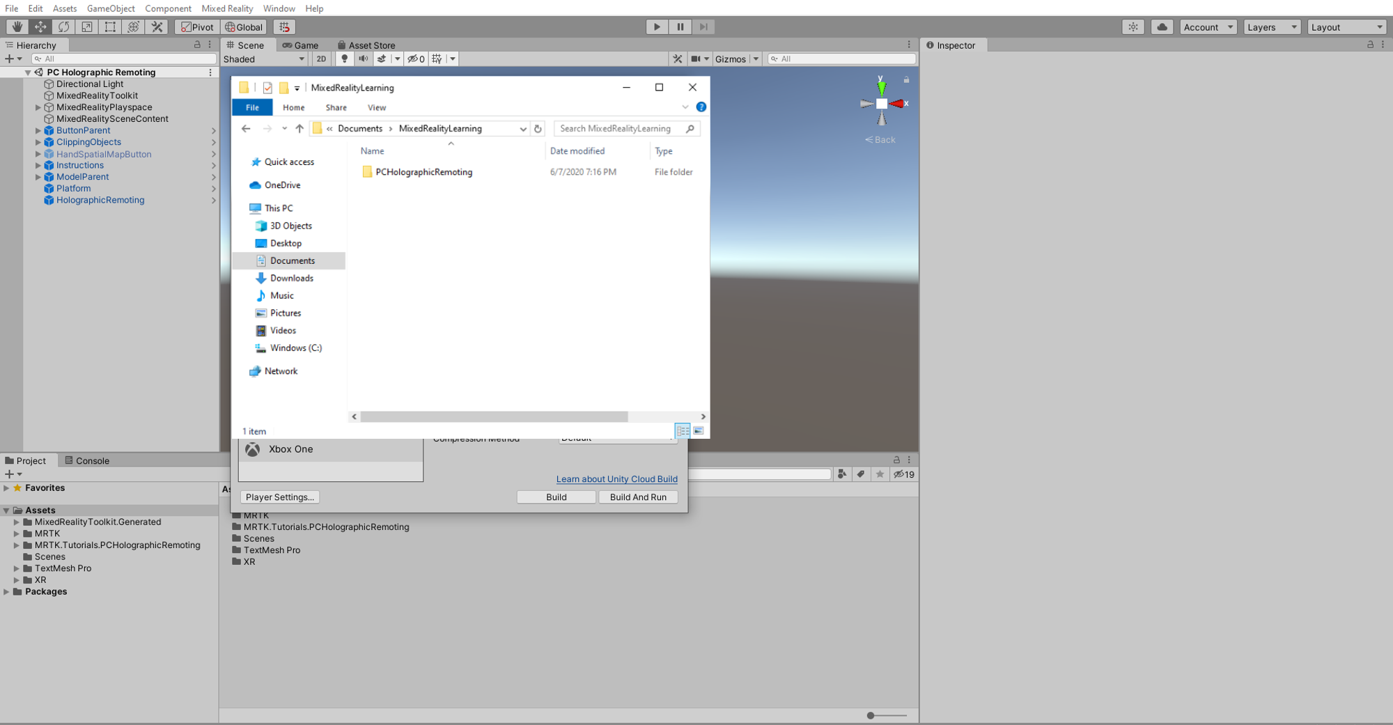 Screenshot of Select Folder.