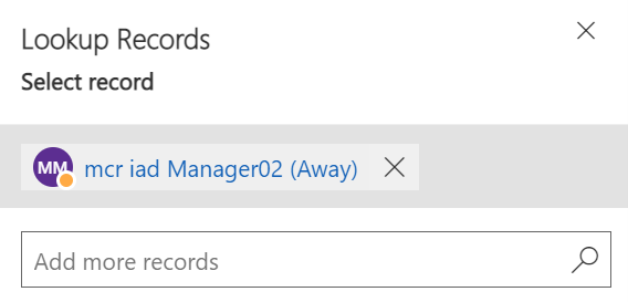 Screenshot of adding the manager user I D to the team members list.