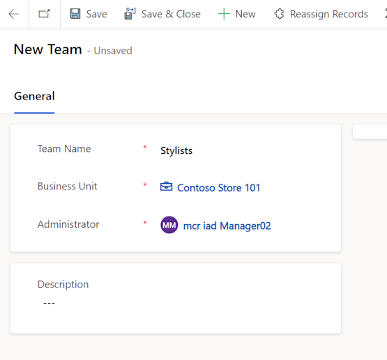 Screenshot of adding the Stylists appointment team.