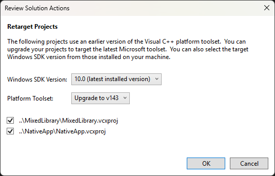 將現有項目複位目標