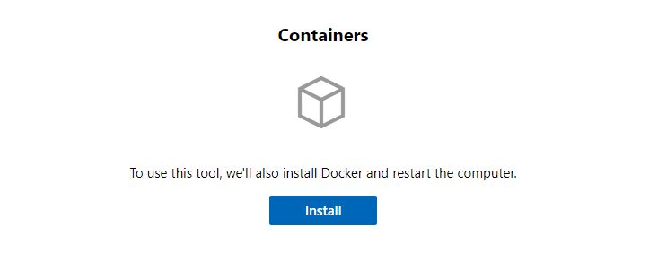 安裝 Docker