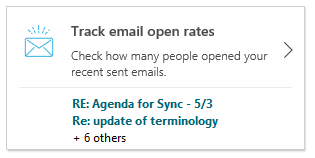 追蹤電子郵件的開啟率。