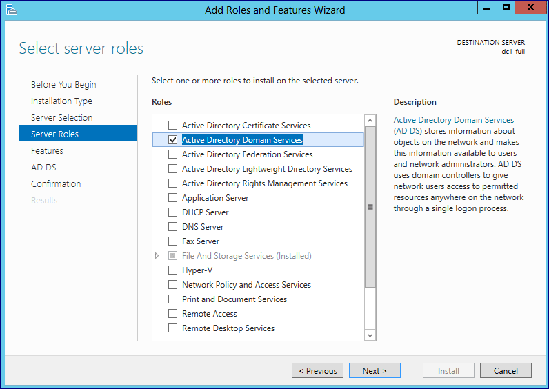 安裝新的 Windows Server 2012 Active Directory 樹系 等級 200 Microsoft Learn 5049