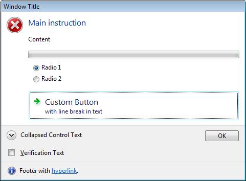 顯示各種按鈕的視窗螢幕快照，包括折疊控件文字旁的螢幕快照