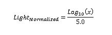lux 值方程式