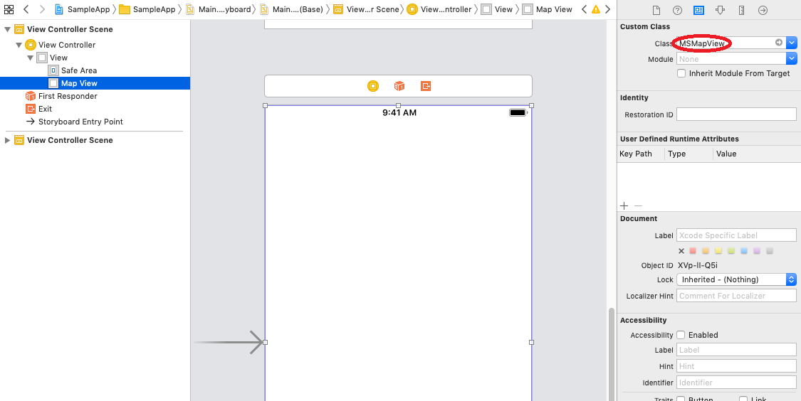 Add the map Add the map