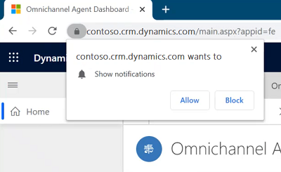 Allow desktop notification Allow desktop notification.