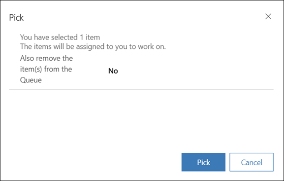 Pick a work item Pick a work item.